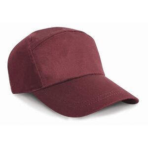 Result Unisex Plain Baseball Cap / Burgundy